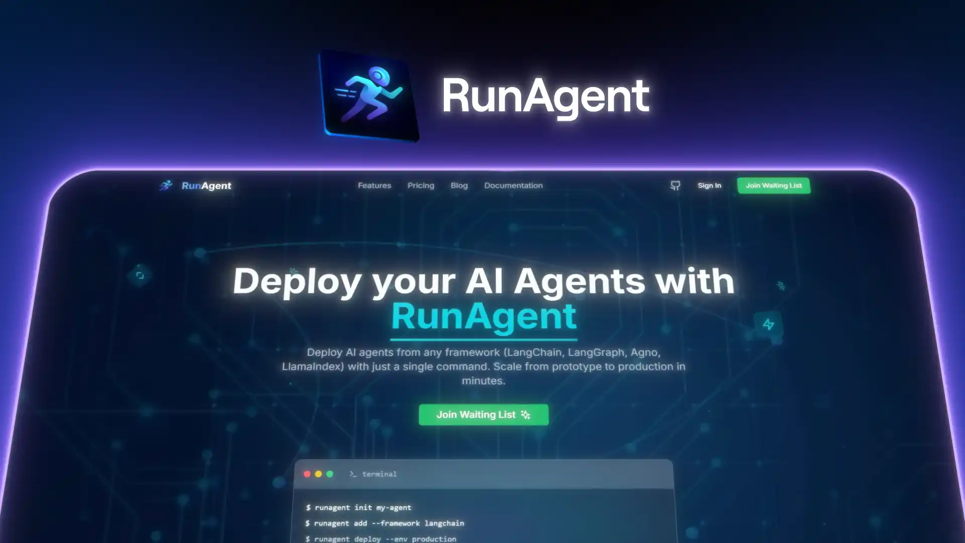 Run Agent Promo Video
